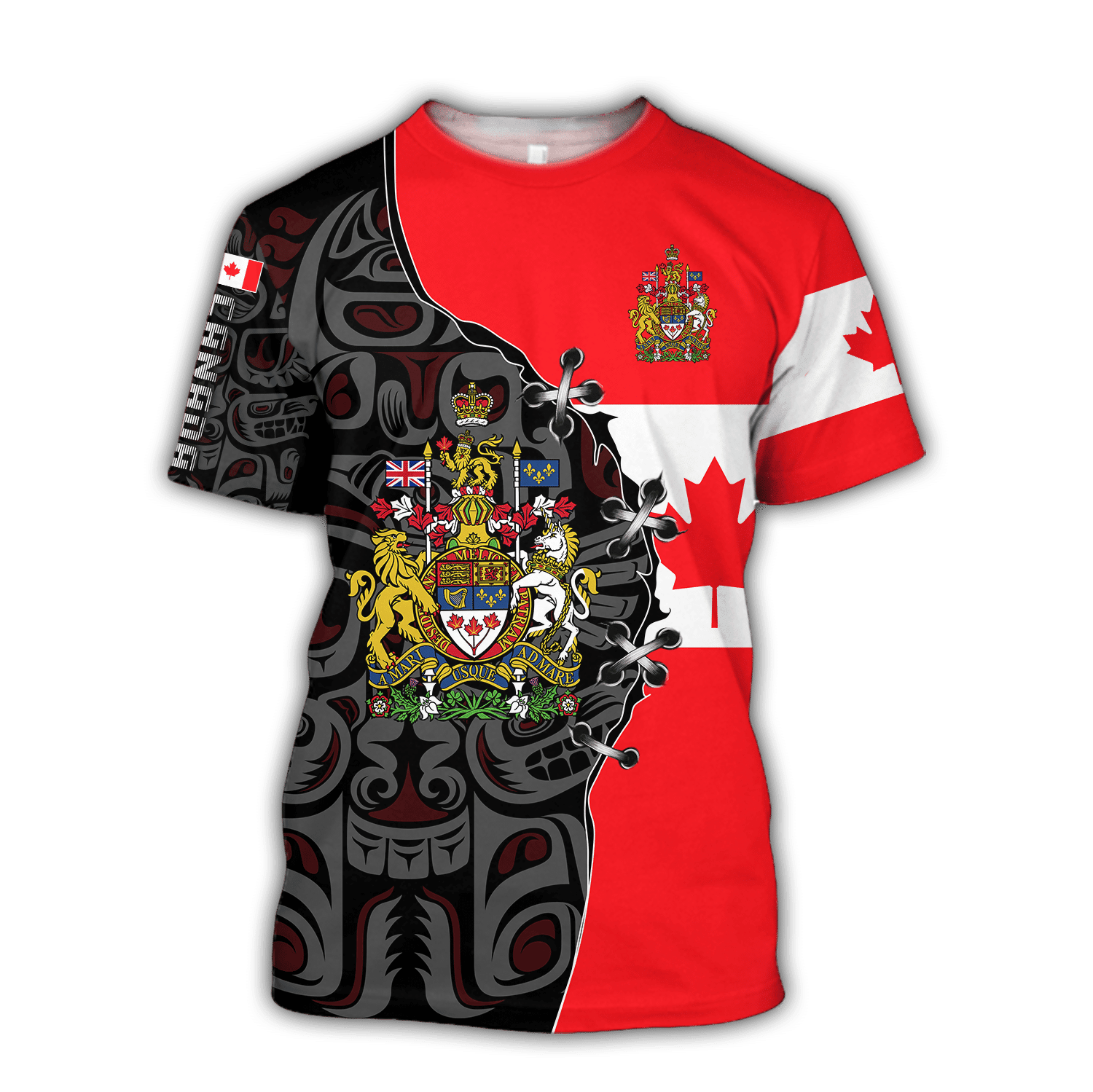 Canada Coat Of Arms 3D Printed Clothes T-shirt , New Style 3D T-Shirt