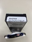 CASE XX # 07049 NAVY BLUE BONE ROGERS JIG MEDIUM STOCKMAN SS — photo 6