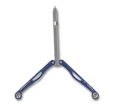 Spyderco Baliyo YCN102 LTWT Butterfly Ink Pen - Blue | Gray Body - NOT A Knife