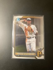 2022 Bowman Chrome Yordany De Los Santos Prospect Card #BDC-1 Pittsburgh Pirates
