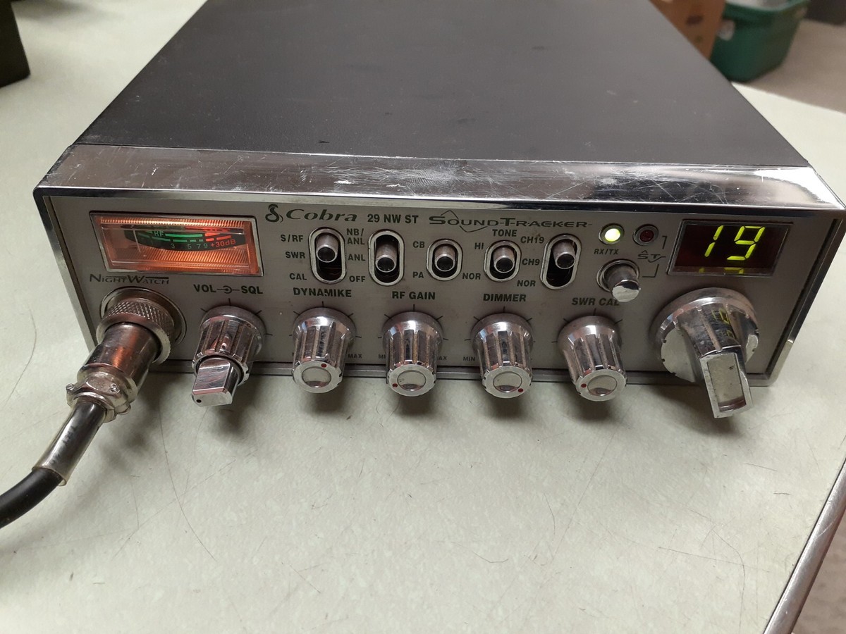 Cobra 25 WX NW ST SOUND TRACKER CB Radio + Mic WORKS | eBay Cobra 25 WX NW ST SOUND TRACKER CB Radio + Mic WORKS | eBay
