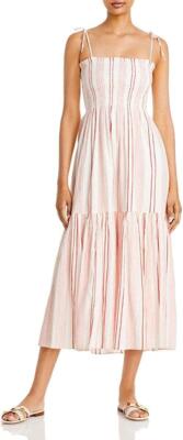 Joie Jailene 289302 Midi Cotton Dress Porcelain Size XS