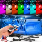 Luces LED FOR Autos Carro Coche Interior De Colores Decorativas accesorios luz