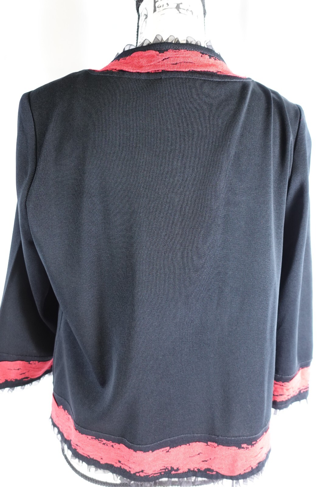 Ming Wang Womens Hook Loop Blazer Jacket Size Med… - image 19