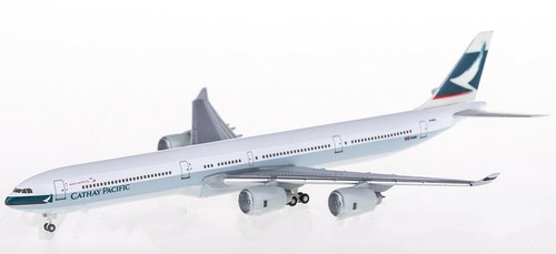 1:500 Hogan CATHAY PACIFIC AIRBUS A340-600 Passenger Airplane Diecast Model - Picture 3 of 5