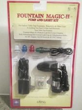 Fountain Magic II Water Pump Kit for Indoor Tabletop Waterfalls Fountains SEALED