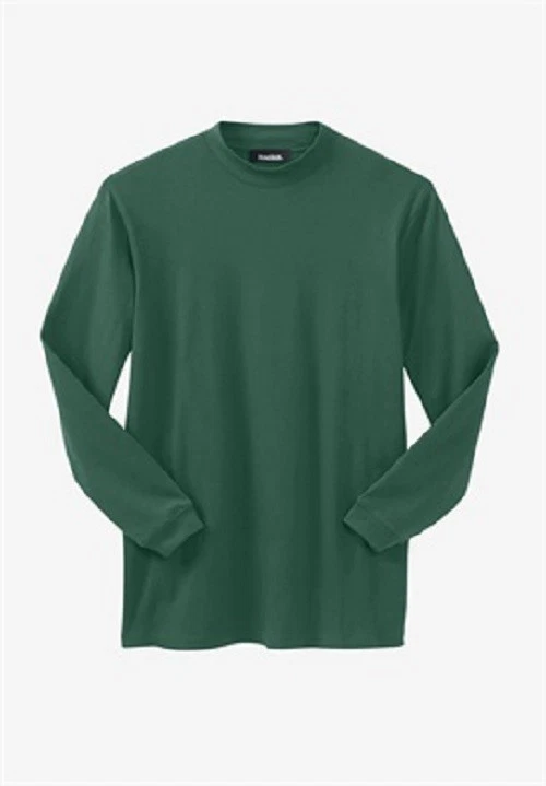 Big and tall mock turtleneck outlet shirt