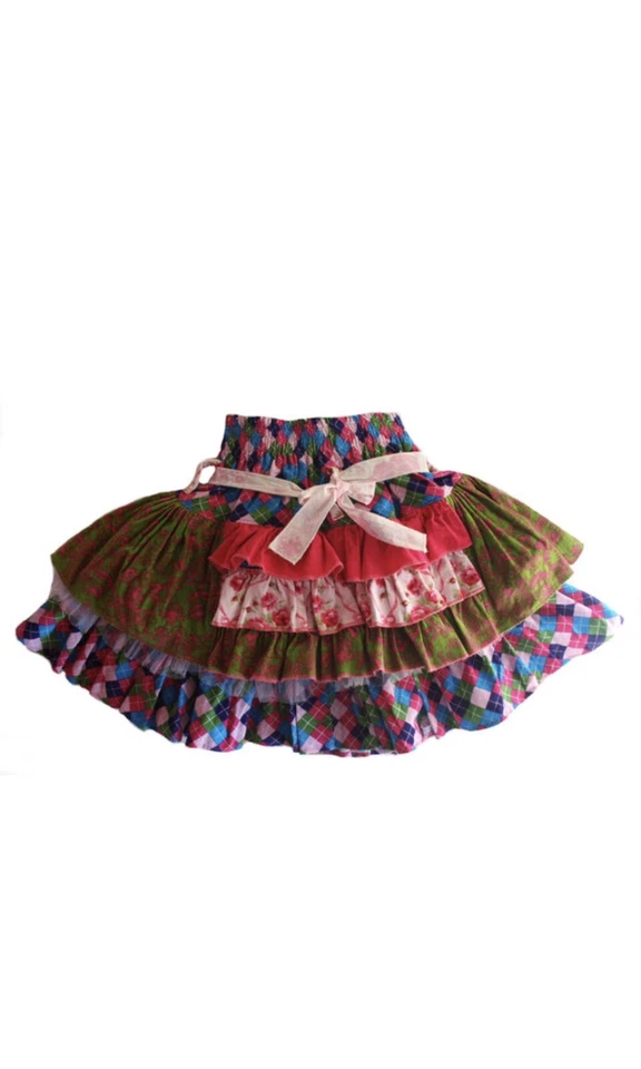 Boutique Girls Ruffle Twirl Skirt Outfit Size 6 Long Sleeve Shirt Pink Shirt Set - Image 4 of 4