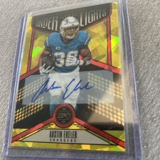 2023 legacy football Austin Ekeler Gold Under The Lights Auto 04/25