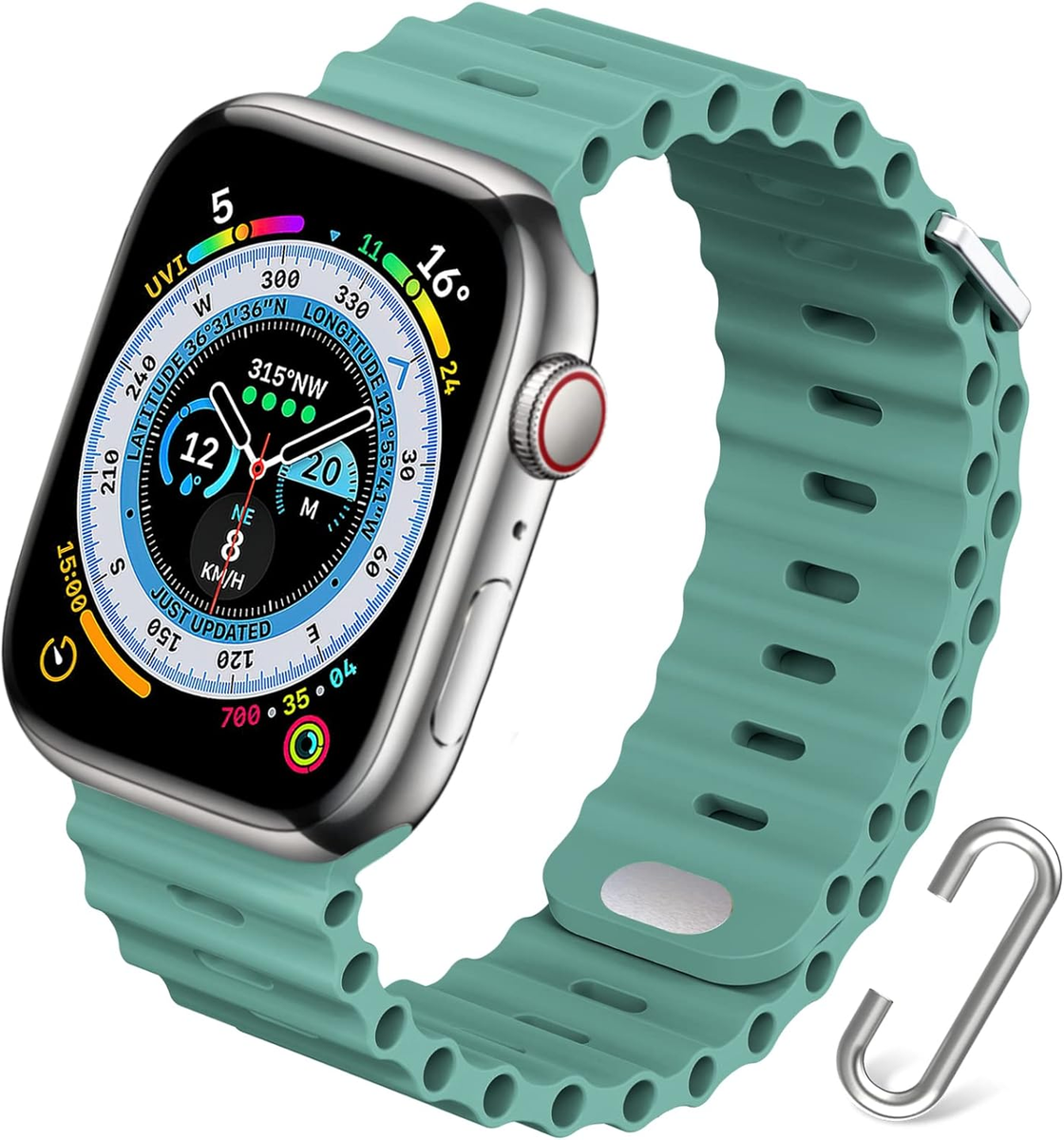 Ocean Band Apple Watch Series 38mm Bands Ocean Blue Strap Band For