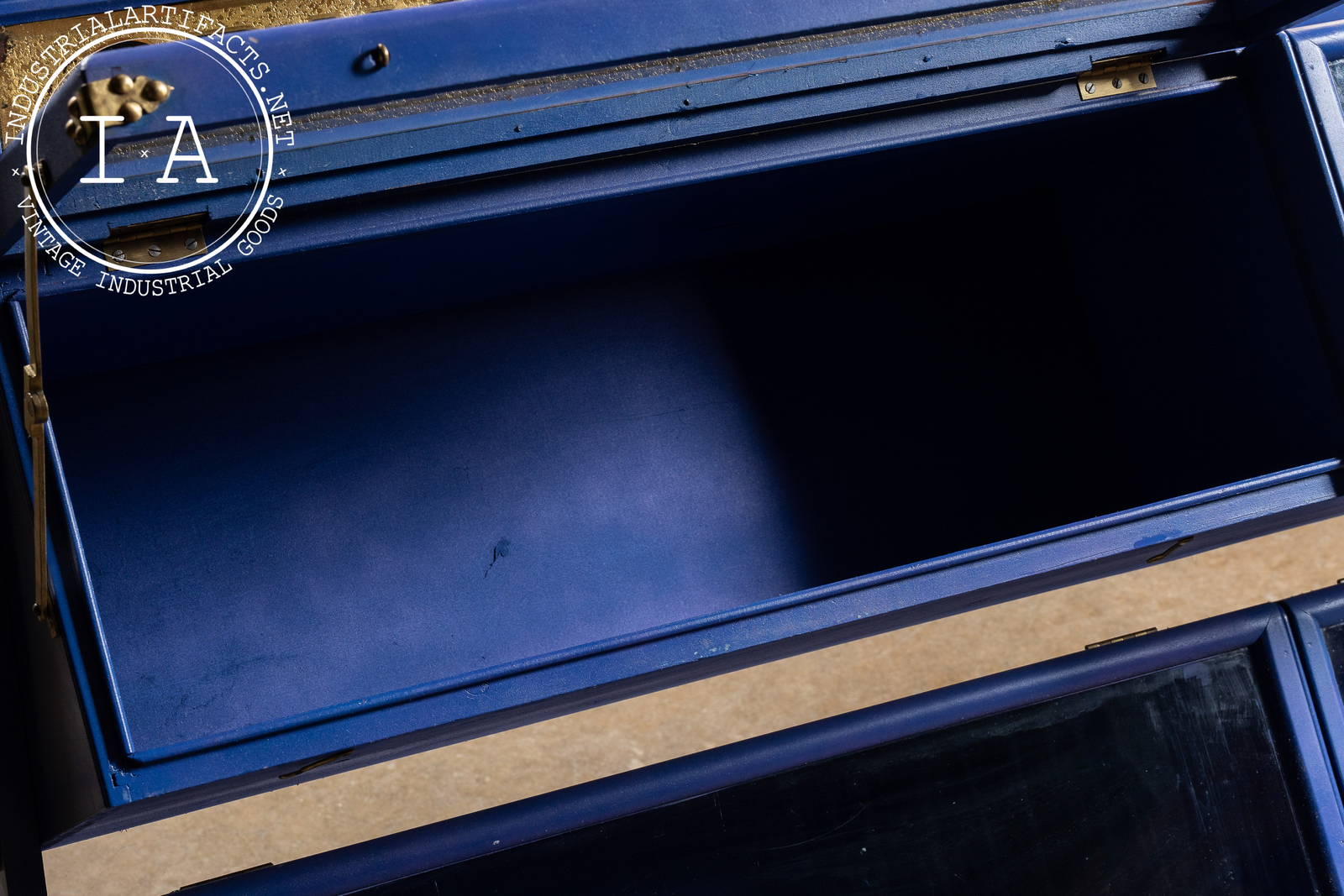 Vintage 1930s Curved Glass Display Case / Store Counter | #1860407312, image size:1600x1067