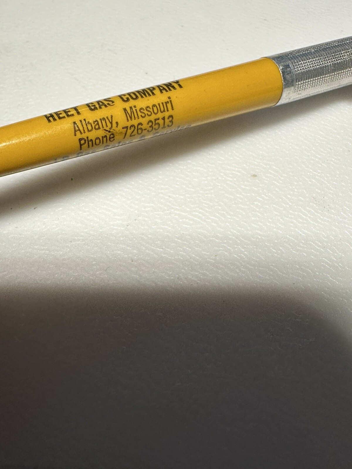 Vintage Albany Missouri Heet Gas Company LP Fuel Sales Service Advertising Pen