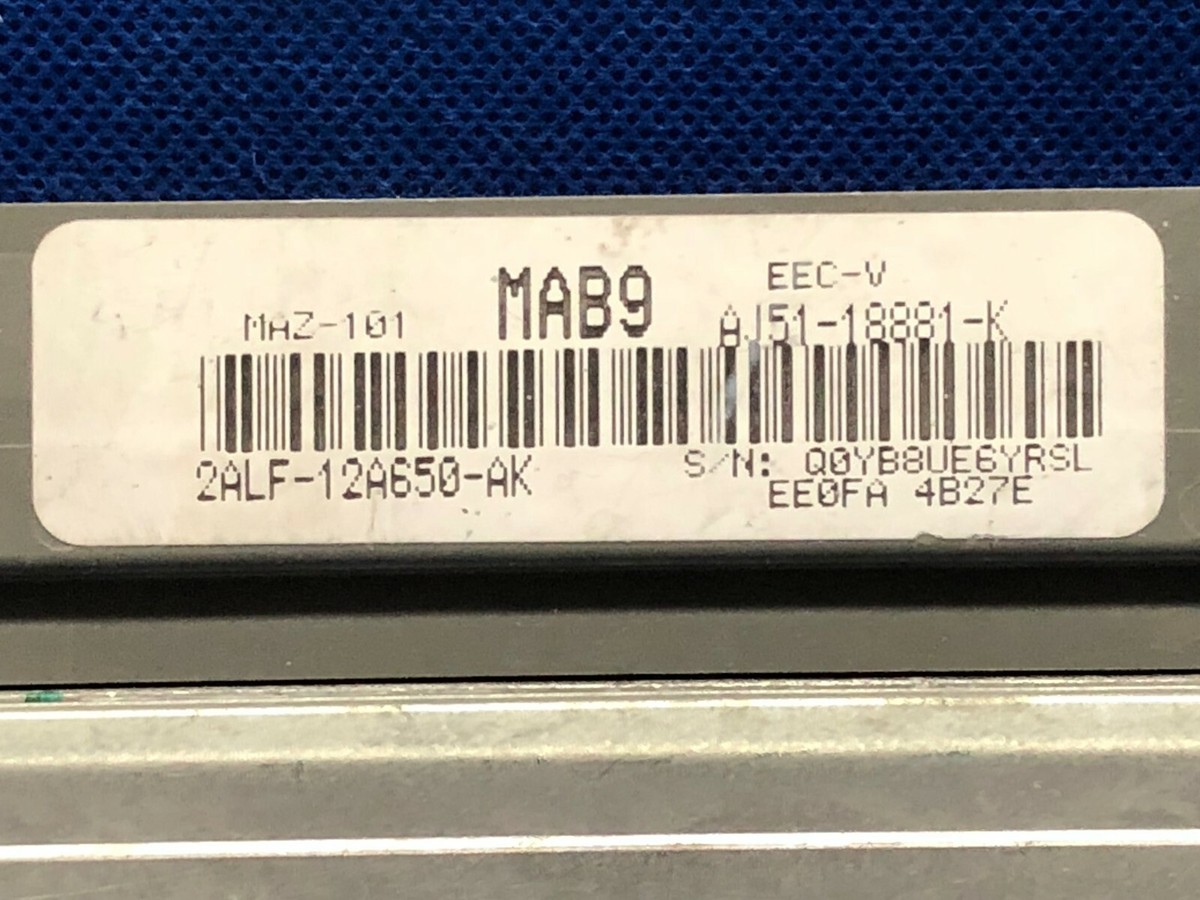 04 MAZDA MPV VAN ENGINE COMPUTER MODULE ECU 2ALF-12A650-AK MAB9