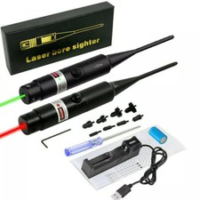 Green/Red Laser Bore Sight kit .177 to.50 Caliber BoreSighter for Rifles Handgun