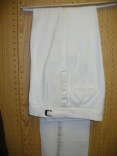 Mens Used Tuxedo Whisper White Trousers Adjustable
