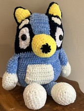 Hand Made Crochet BLUEY Soft Plush 16 Inches