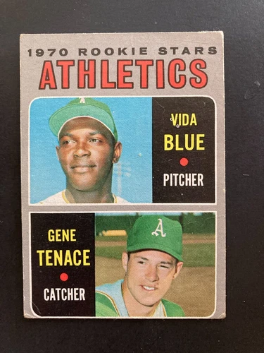 1970 Topps Vida Blue Gene Tenace Rookie Card (RC) #21