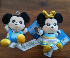 Walt Disney World 50th Anniversary Minnie Mickey Mouse Wishables Plush Toy New