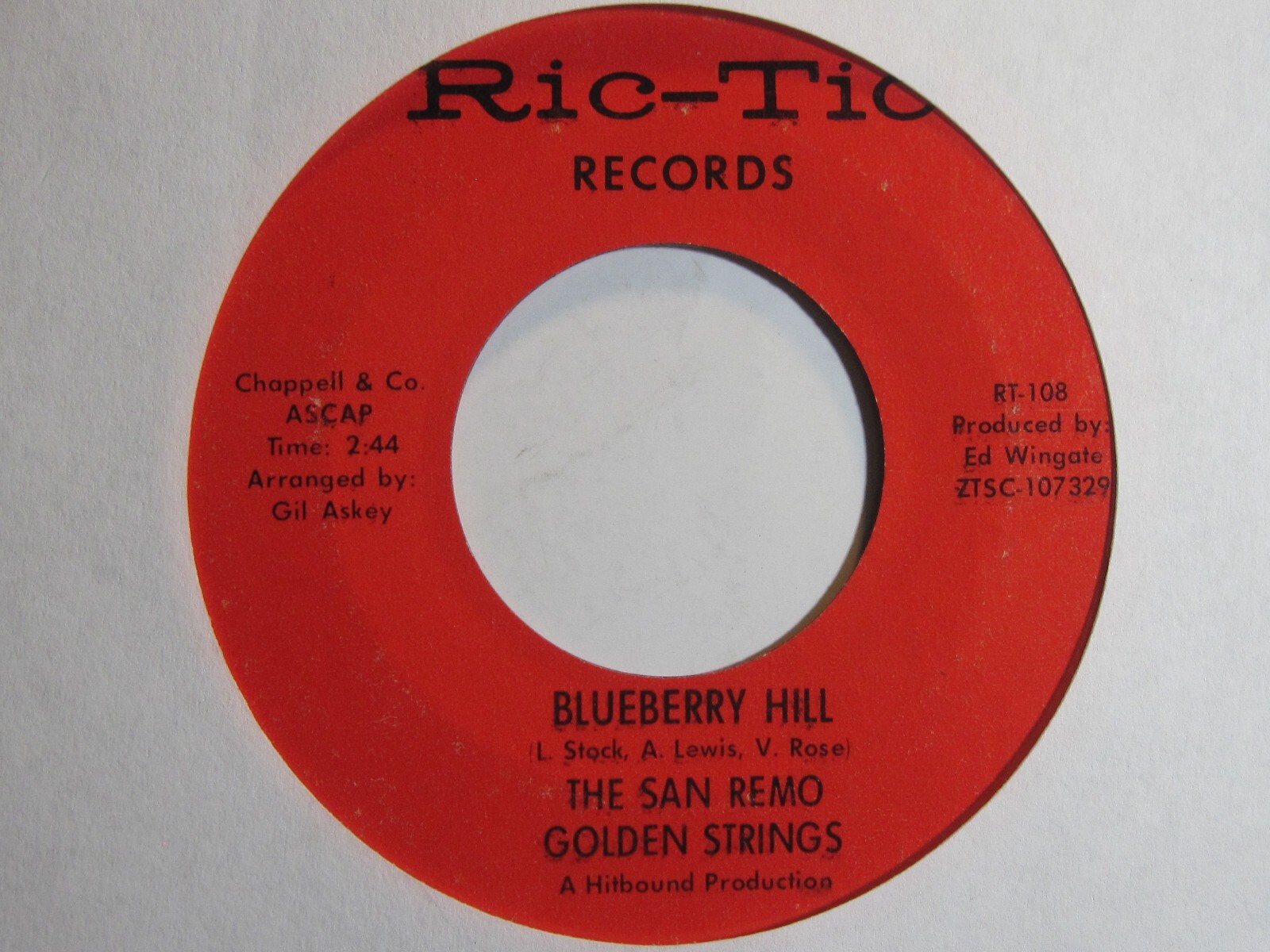 SAN REMO GOLDEN STRINGS * 45 * I'm Satisfied * 1965 #89 *VG+VG++ USA ...