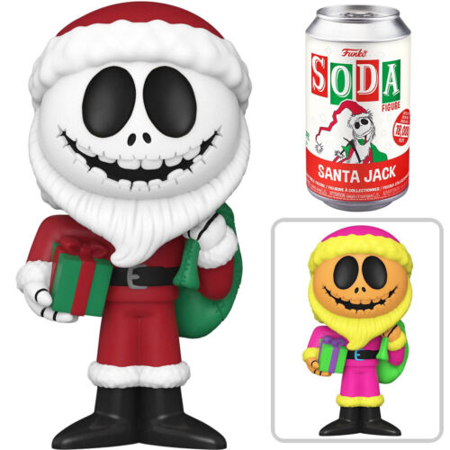 Funko Soda Nightmare Before Christmas Santa Jack Skellington Chance of Chase - Picture 1 of 4