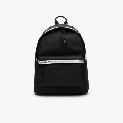 LACOSTE $142 NEOCROC Backpack bag with Zipped Logo Straps NEW