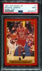 PSA 9 MINT COMPLETE 9-CARD 1991 TUFF STUFF JR. SET MICHAEL JORDAN BULLS B193