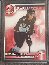  2023-24 Upper Deck SP Authentic Red Limited Future Watch Ryan Winterton #186