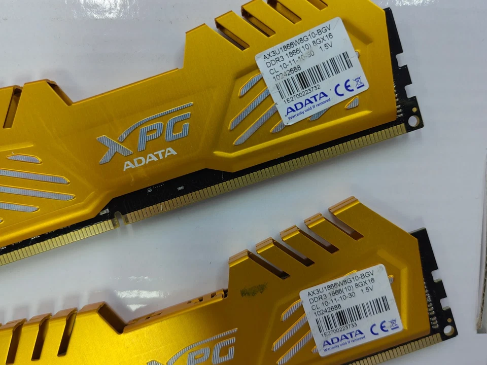 ADATA XPG 2 x 8GB DDR3 1866 Dual_channel XMP 1.5v 240pin Desktop DIMM RAM - Image 2 of 3