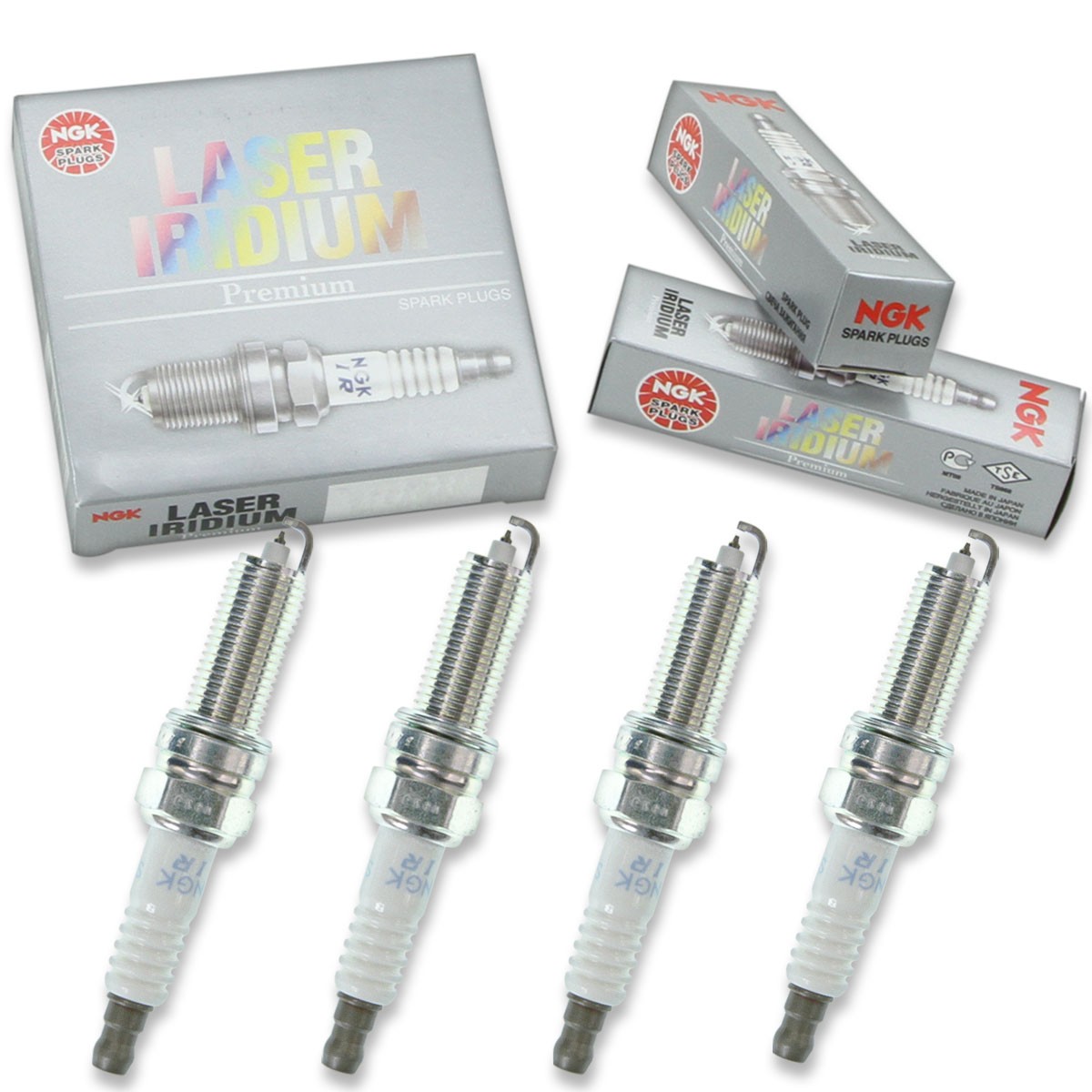 4 pcs NGK Laser Iridium Spark Plugs for 2014-2016 Kia Forte Koup 1.6L L4 - nh