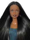 BARBIE CHRISTIE DOLL/ ASHA, HYBRID MADE TO MOVE BODY, KENEKALON HAIR, AA, OOAK!