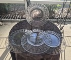Set 4 Tiffin-Franciscan Tiffin Rose Marie Rosemarie MCM Luncheon Plates 8" — photo 6