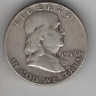 1948 P FRANKLIN HALF DOLLAR 90% SILVER 50¢ PHILADELPHIA UNITED STATES OF AMERICA