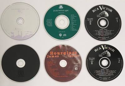 Dave Mathews Band Fleetwood Mac Maroon 5 James Taylor Bruce Hornsby ROCK CD LOT 