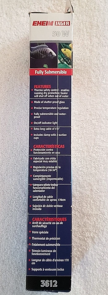 Eheim Jager Trutemp Submersible Aquarium Heater 50 Watts up to 16 gallon tanks - Image 2 of 4