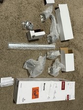 Bruxie 3-Piece Bathroom Hardware Set with Towel Bar, Towel Ring, Polished Chrome