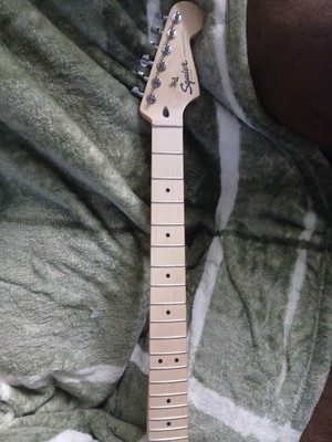 Fender Squier Sonic Series Strat, NECK, Guitar, Stratocaster Maple With Tuners. 
