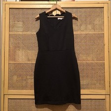 Ann Taylor Loft Sheath Dress Sleeveless black size 2