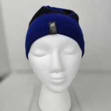 The North Face Beanie Hat, Women's One Size Fits All, Blue And Black