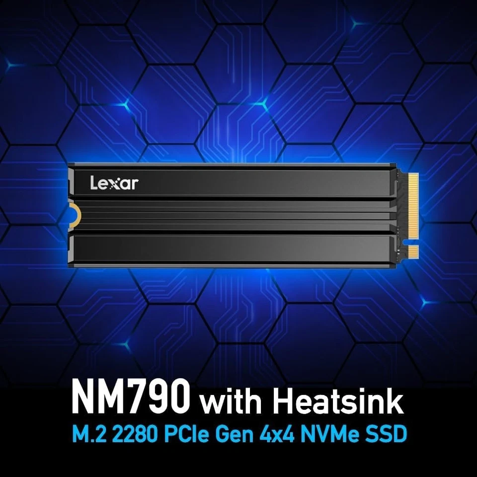 2TB NM790 PCIe Gen4 SSD with Heatsink - Up to 7400 MB/s Read - Image 4 of 4