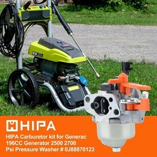 196CC Carburetor for Generac Pressure Washer Parts Kohler SH265 0J88870123