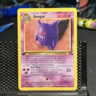 Gengar 20/62 1st Edition Non Holo Fossil Pokémon Card NM 👻👀🔥