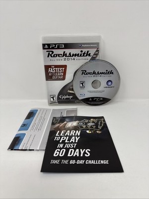 Rocksmith 2014 Edition (PS3, Playstation 3, 2014) w Insert, Case & Disc | Tested