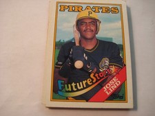 Vintage 1988 Baseball Card: #767 Jose Lind Rookie Pittsburgh Pirates. rookie card picture
