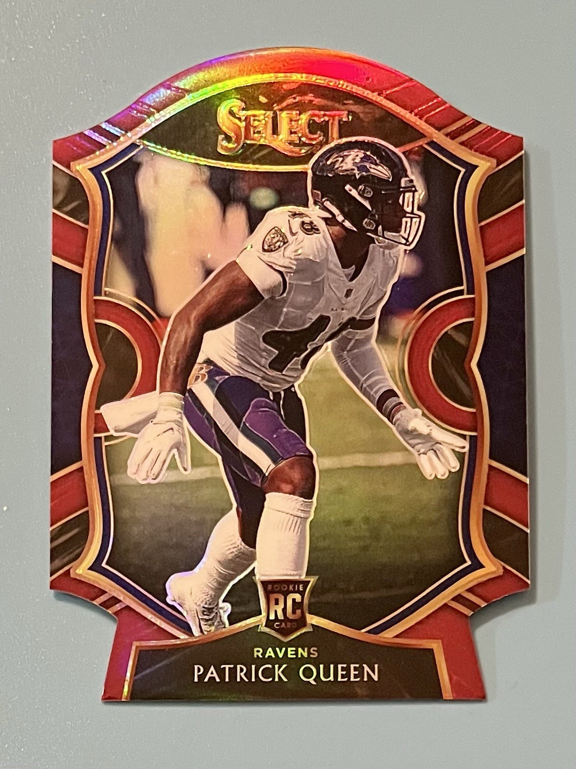 Patrick Queen Panini Select #93 Die-Cut Red