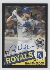 2020 Update 1985 Topps Baseball Black 130/199 Ryan McBroom #85A-RM Auto 11ur