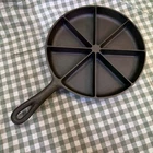 BSR 8 Wedge Corn Bread Skillet Pat Pending Cast Iron Vintage Restored