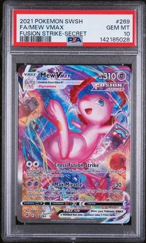 PSA 10 Mew VMAX - 269/264 - Fusion Strike - Pokemon - Read Description
