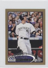 2012 Topps Mini Gold 30/61 Carlos Gonzalez #373 0v0