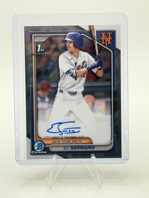 2024 Bowman Draft - Chrome Prospect 1st Auto Eli Serrano #CPA-ESE (AU, RC)