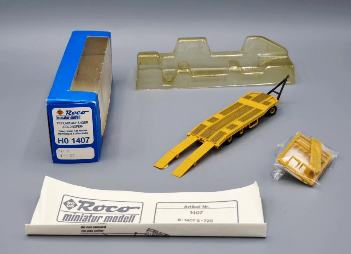 HO Camion Remorque surbaissée Henschel HS 140 Friderici | echelle HO